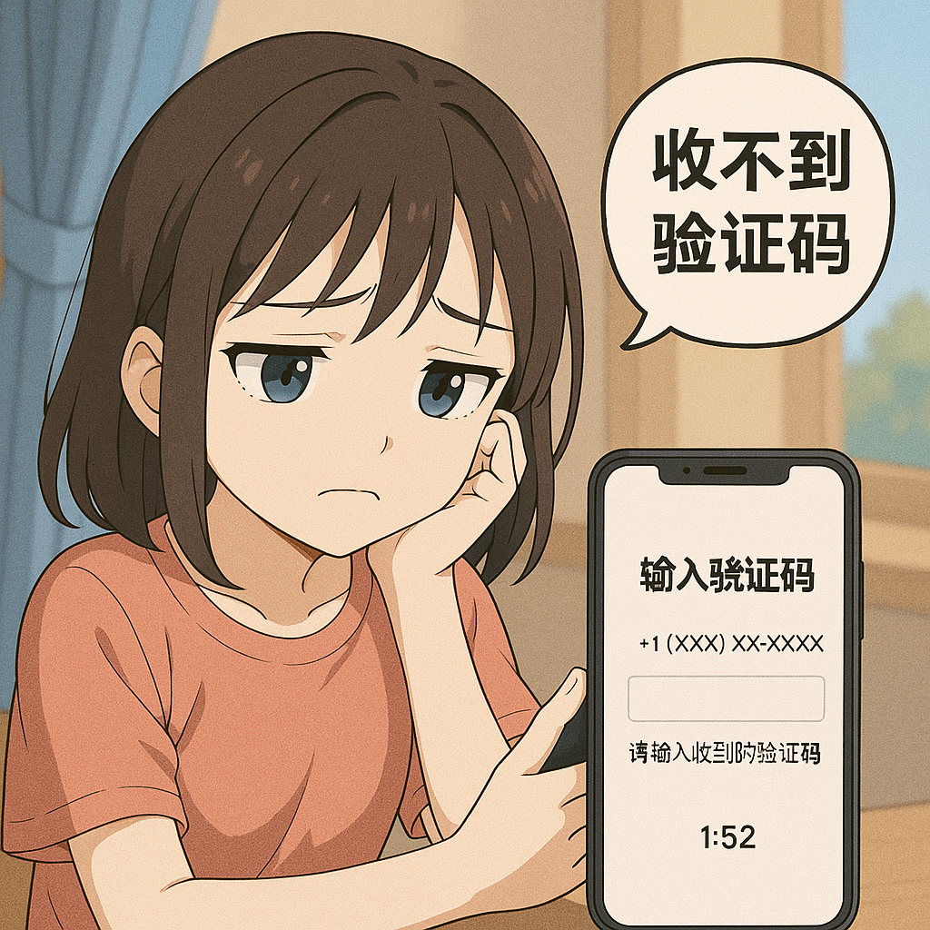 【人工发货】收不到验证码处理